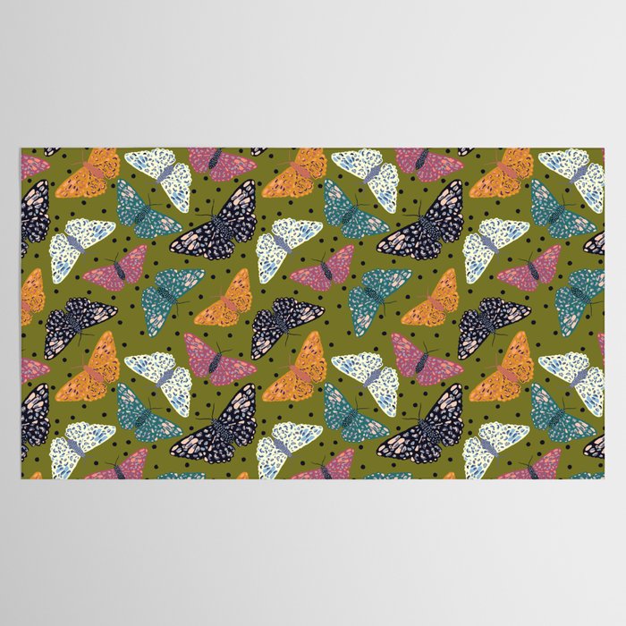Vintage Butterflies - Mid-century modern  Tablecloth Gallery Image 2