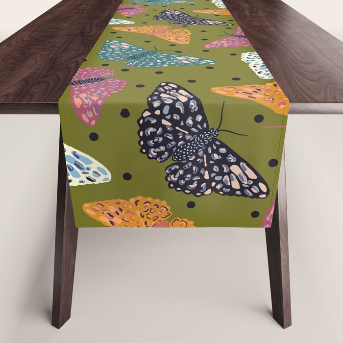 Vintage Butterflies - Mid-century modern  Table Runner Gallery Image 1