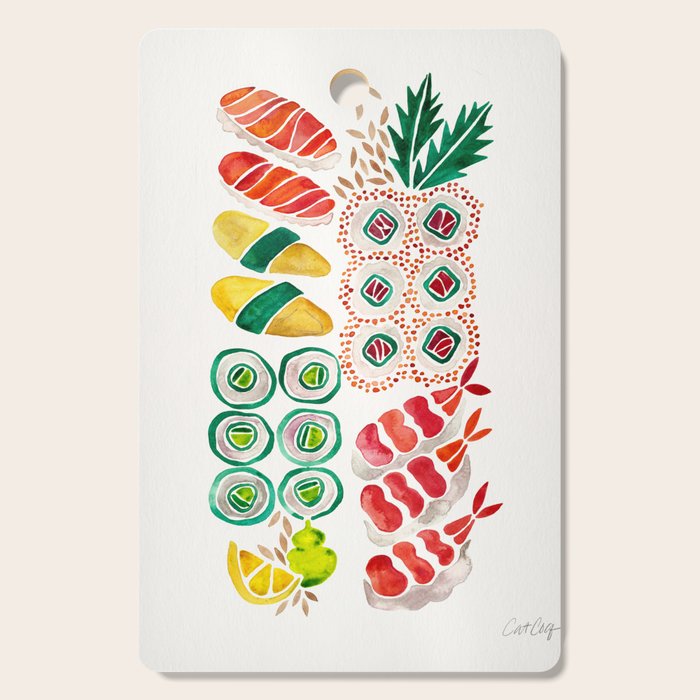 Sushi Collection Cutting Board Gallery Image 1