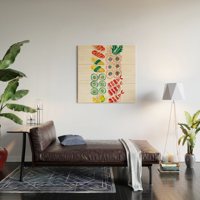 Sushi Collection Wood Wall Art Gallery Image 2