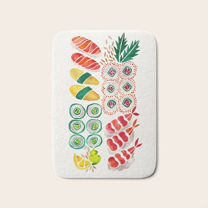 Sushi Collection Bath Mat Gallery Image 1