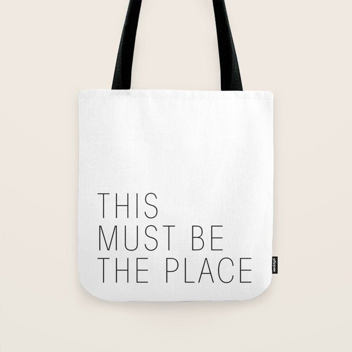 This must be the place Tote Bag Gallery Image 1