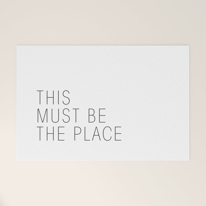 This must be the place Welcome Mat Gallery Image 1