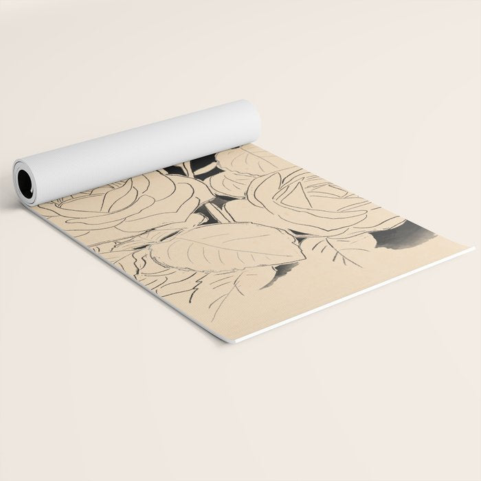 White Roses 3 Yoga Mat Gallery Image 2