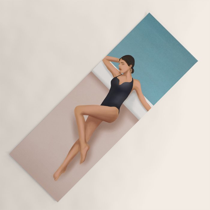 At the pool Yoga Mat Gallery Image 1