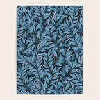 Romantic Botanica - Foliage in Dark Blue Poster Gallery Image 4