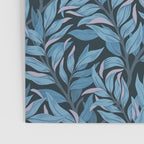 Romantic Botanica - Foliage in Dark Blue Poster Gallery Image 3