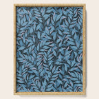 Romantic Botanica - Foliage in Dark Blue Serving Tray Gallery Image 1