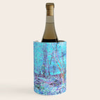 Van Gogh Trees & Underwood Aqua Lavender Wine Chiller Gallery Image 1
