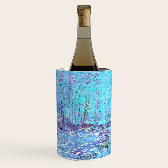 Van Gogh Trees & Underwood Aqua Lavender Wine Chiller Gallery Image 2