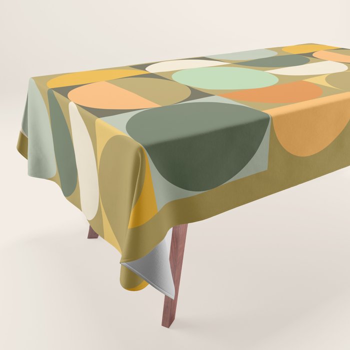 Modern Geometric 91A Tablecloth Gallery Image 1