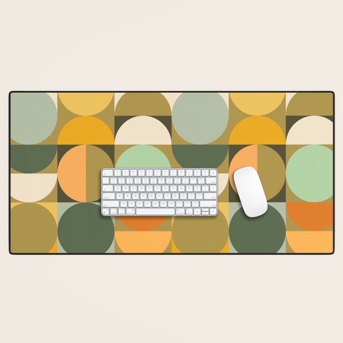 Modern Geometric 91A Desk Mat Gallery Image 1