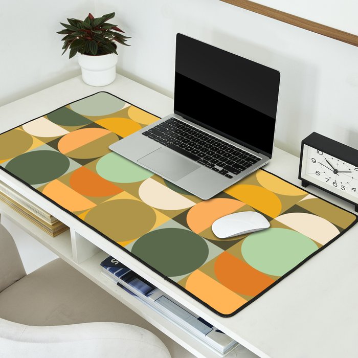 Modern Geometric 91A Desk Mat Gallery Image 2