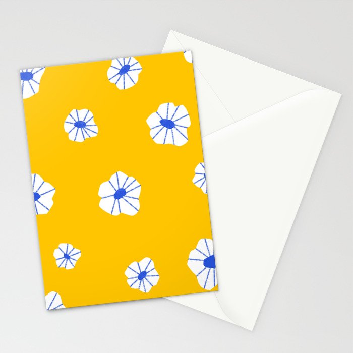 Scattered Flowers Stationery Card Gallery Image 2