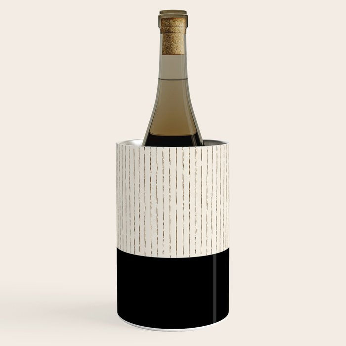 Cream Black Wine Chiller Gallery Image 2