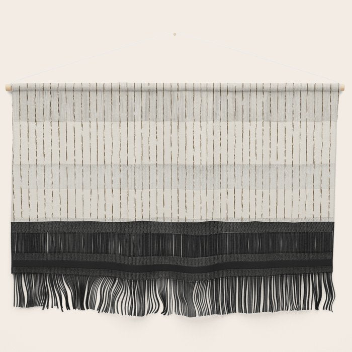 Cream Black Wall Hanging Gallery Image 1