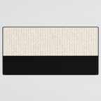 Cream Black Desk Mat Gallery Image 3