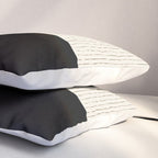 Cream Black Pillow Sham Gallery Image 3
