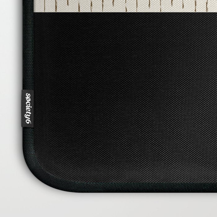 Cream Black Laptop Sleeve Gallery Image 3