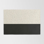 Cream Black Rug Gallery Image 2