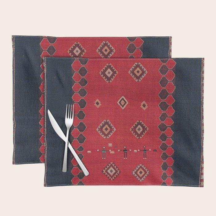 Azeri South Caucasus Azerbaijan Flatwoven Cover Placemat Gallery Image 1