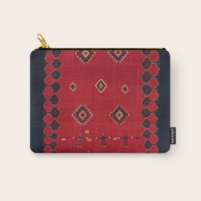 Azeri South Caucasus Azerbaijan Flatwoven Cover Carry All Pouch Gallery Image 1