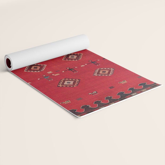Azeri South Caucasus Azerbaijan Flatwoven Cover Yoga Mat Gallery Image 2