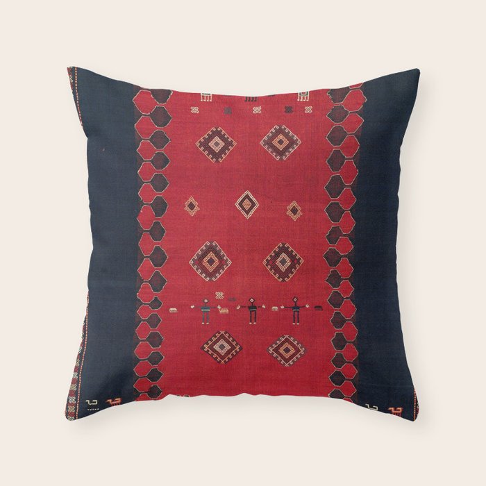 Azeri South Caucasus Azerbaijan Flatwoven Cover Throw Pillow Gallery Image 1