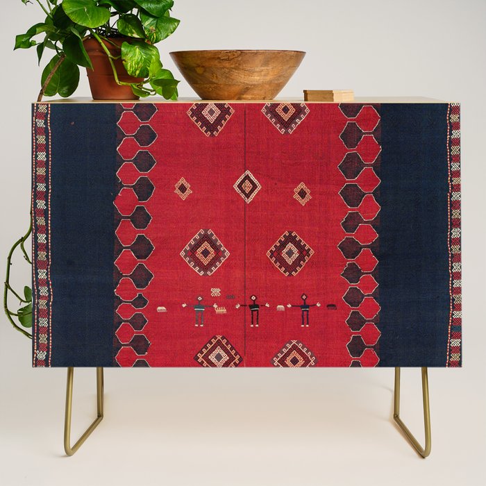 Azeri South Caucasus Azerbaijan Flatwoven Cover Credenza Gallery Image 1