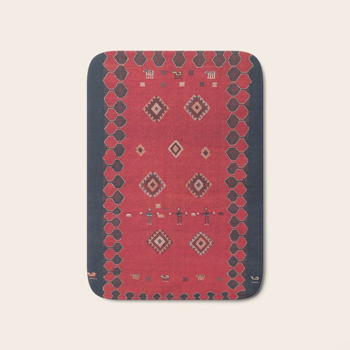 Azeri South Caucasus Azerbaijan Flatwoven Cover Bath Mat Gallery Image 1