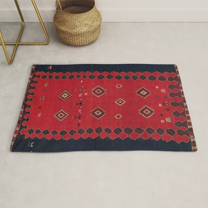 Azeri South Caucasus Azerbaijan Flatwoven Cover Rug Gallery Image 1