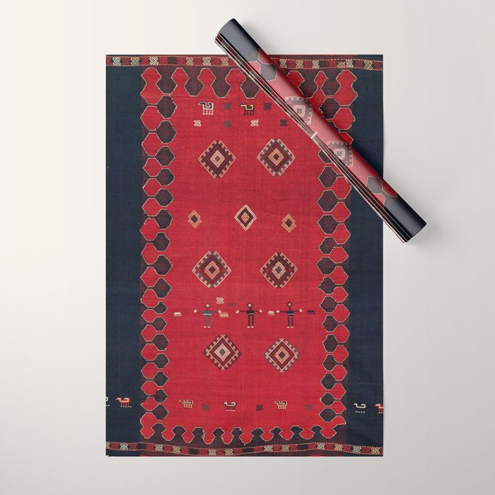 Azeri South Caucasus Azerbaijan Flatwoven Cover Wrapping Paper Gallery Image 1