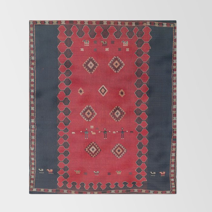 Azeri South Caucasus Azerbaijan Flatwoven Cover Throw Blanket Gallery Image 2