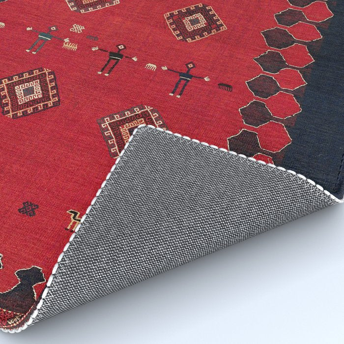 Azeri South Caucasus Azerbaijan Flatwoven Cover Rug Gallery Image 4