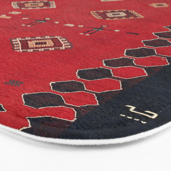 Azeri South Caucasus Azerbaijan Flatwoven Cover Bath Mat Gallery Image 3