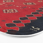 Azeri South Caucasus Azerbaijan Flatwoven Cover Bath Mat Gallery Image 3