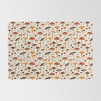 Mushroom Medley Pattern - Neutral Rug Gallery Image 2