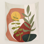 Two Abstract Branches Wall Tapestry Gallery Image 4
