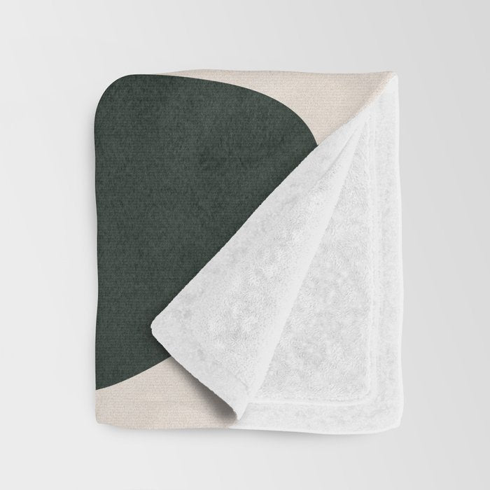 Two Abstract Branches Throw Blanket Gallery Image 3