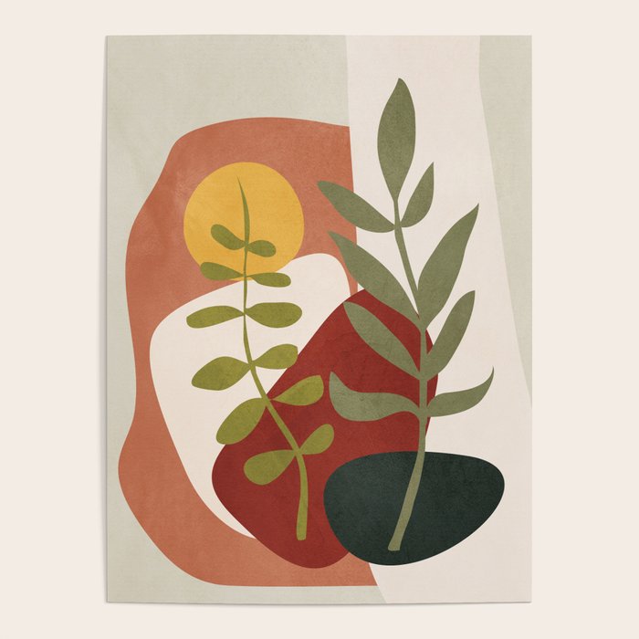 Two Abstract Branches Poster Gallery Image 4