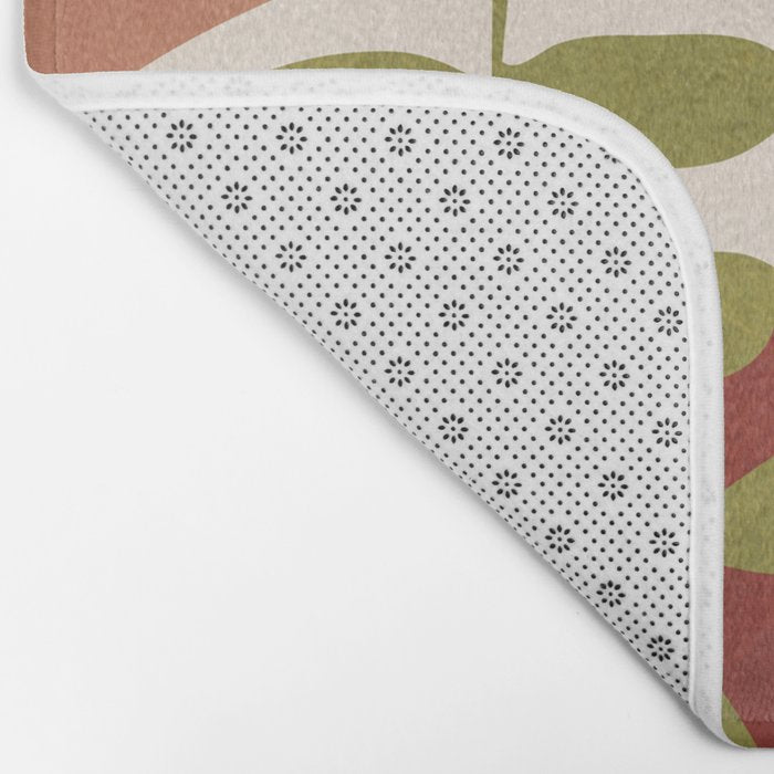 Two Abstract Branches Bath Mat Gallery Image 2