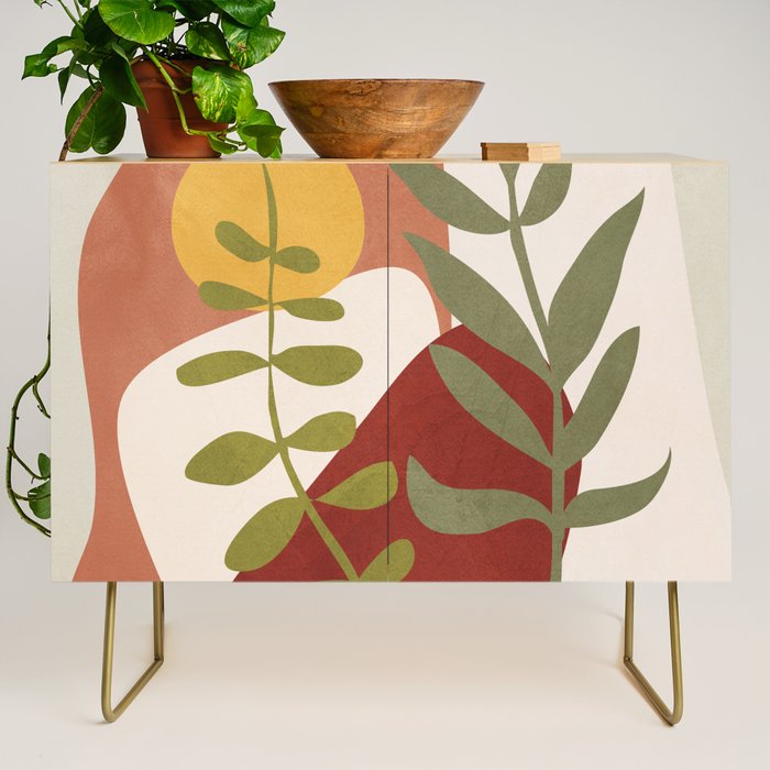 Two Abstract Branches Credenza Gallery Image 1