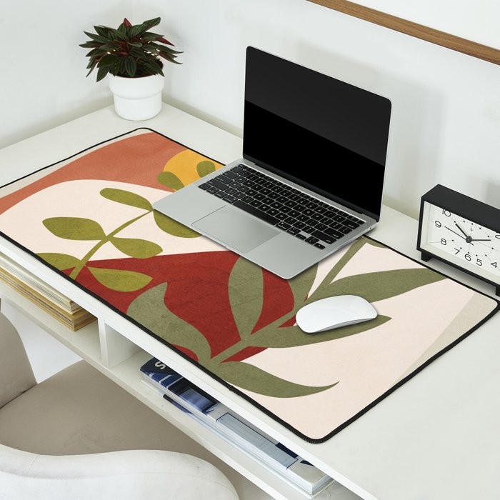 Two Abstract Branches Desk Mat Gallery Image 2