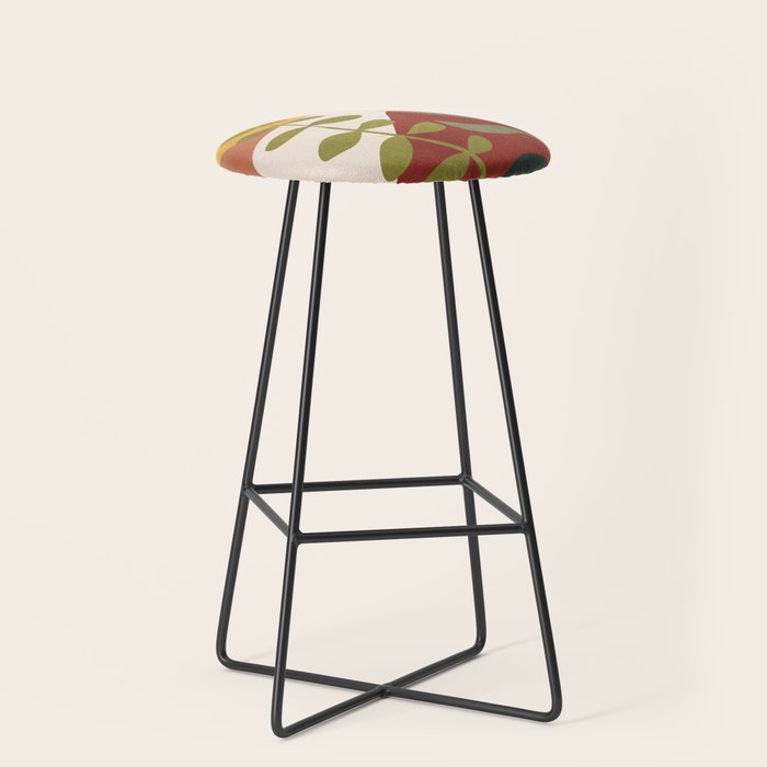 Two Abstract Branches Stool Gallery Image 1