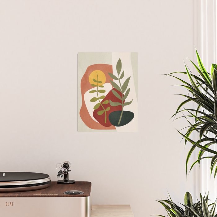 Two Abstract Branches Poster Gallery Image 2