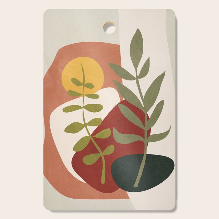 Two Abstract Branches Cutting Board Gallery Image 1