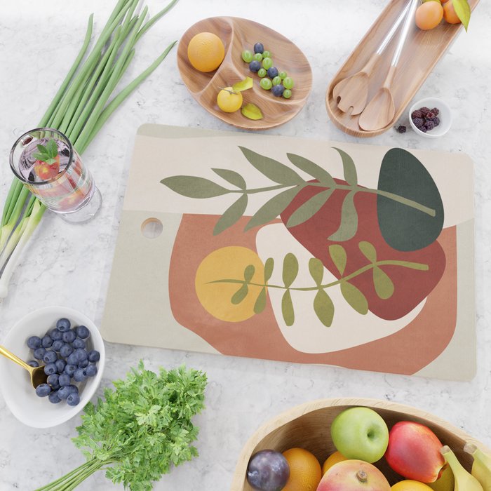 Two Abstract Branches Cutting Board Gallery Image 2