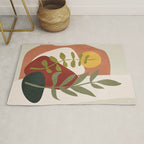 Two Abstract Branches Rug Gallery Image 1