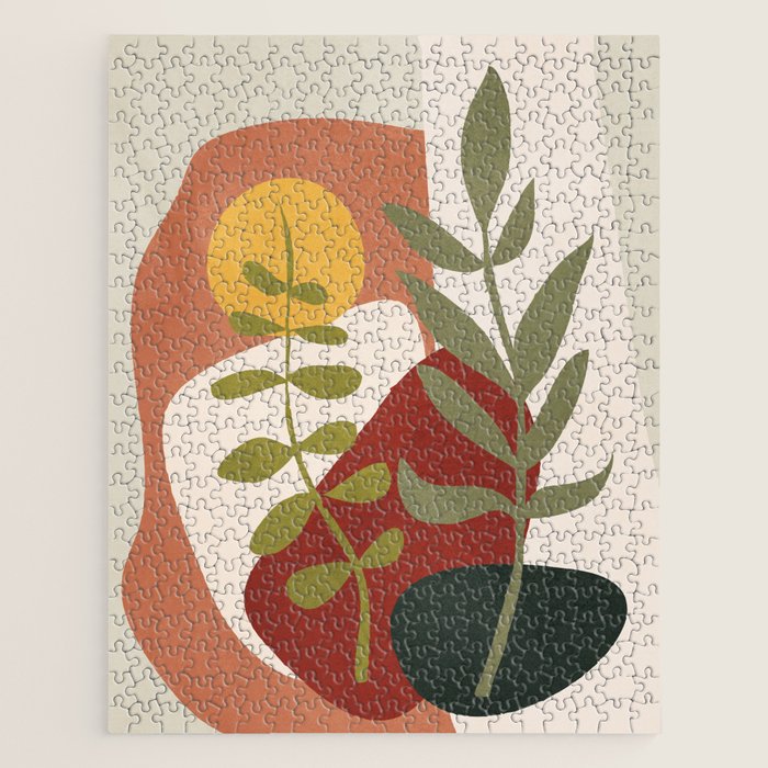 Two Abstract Branches Jigsaw Puzzle Gallery Image 1