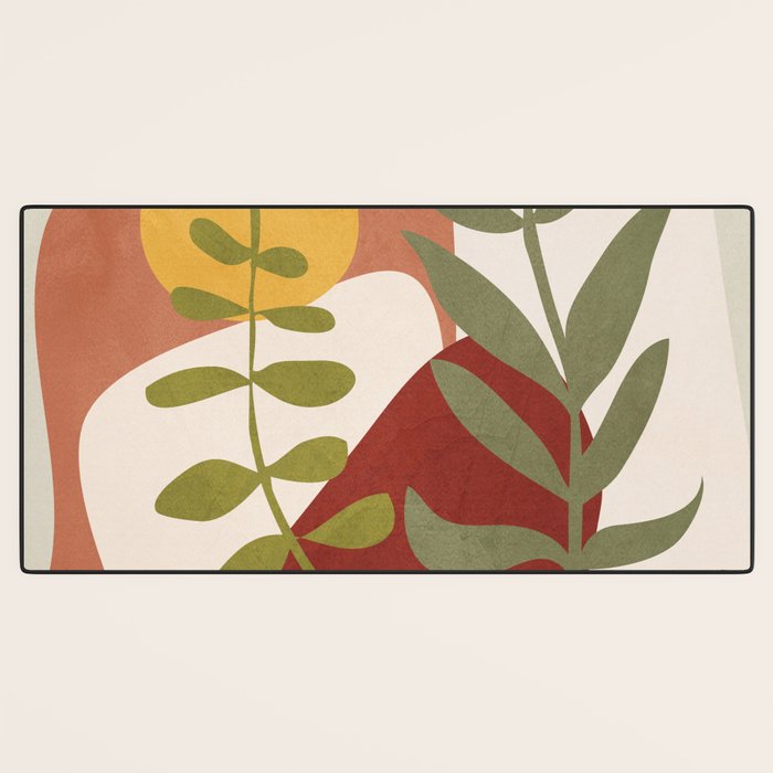 Two Abstract Branches Desk Mat Gallery Image 3